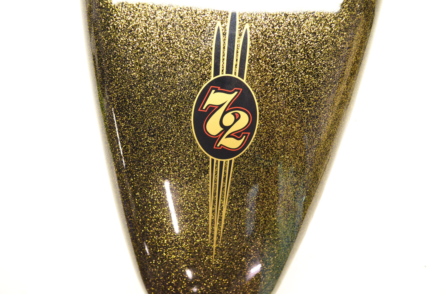 Sportster Hard Candy Custom Black Gold Flake Gas Tank NOS
