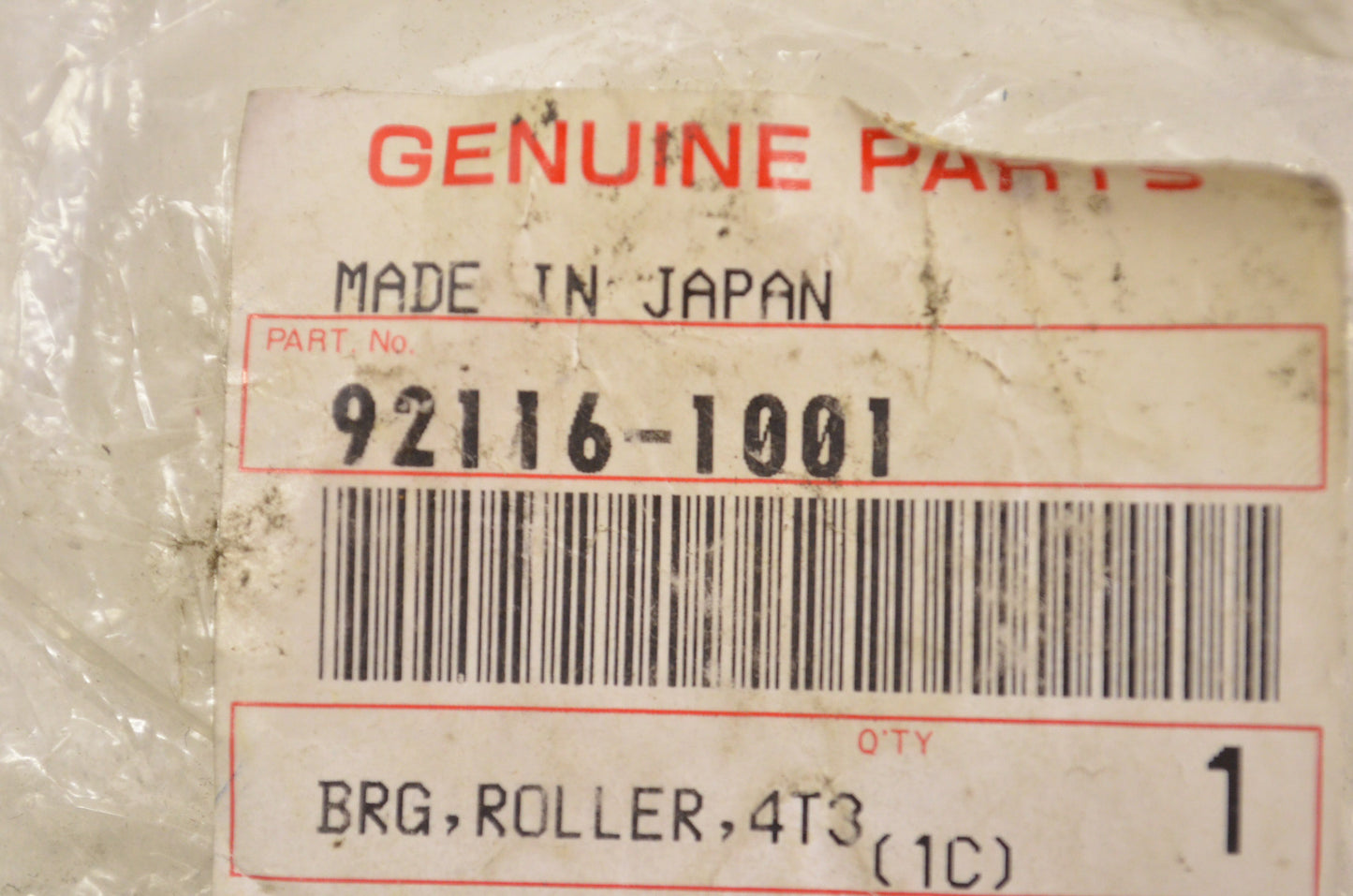 New OEM Kawasaki Roller Bearing NOS