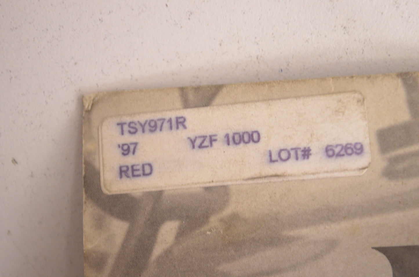 Second Look TSY971R Tank Cover Red NOS