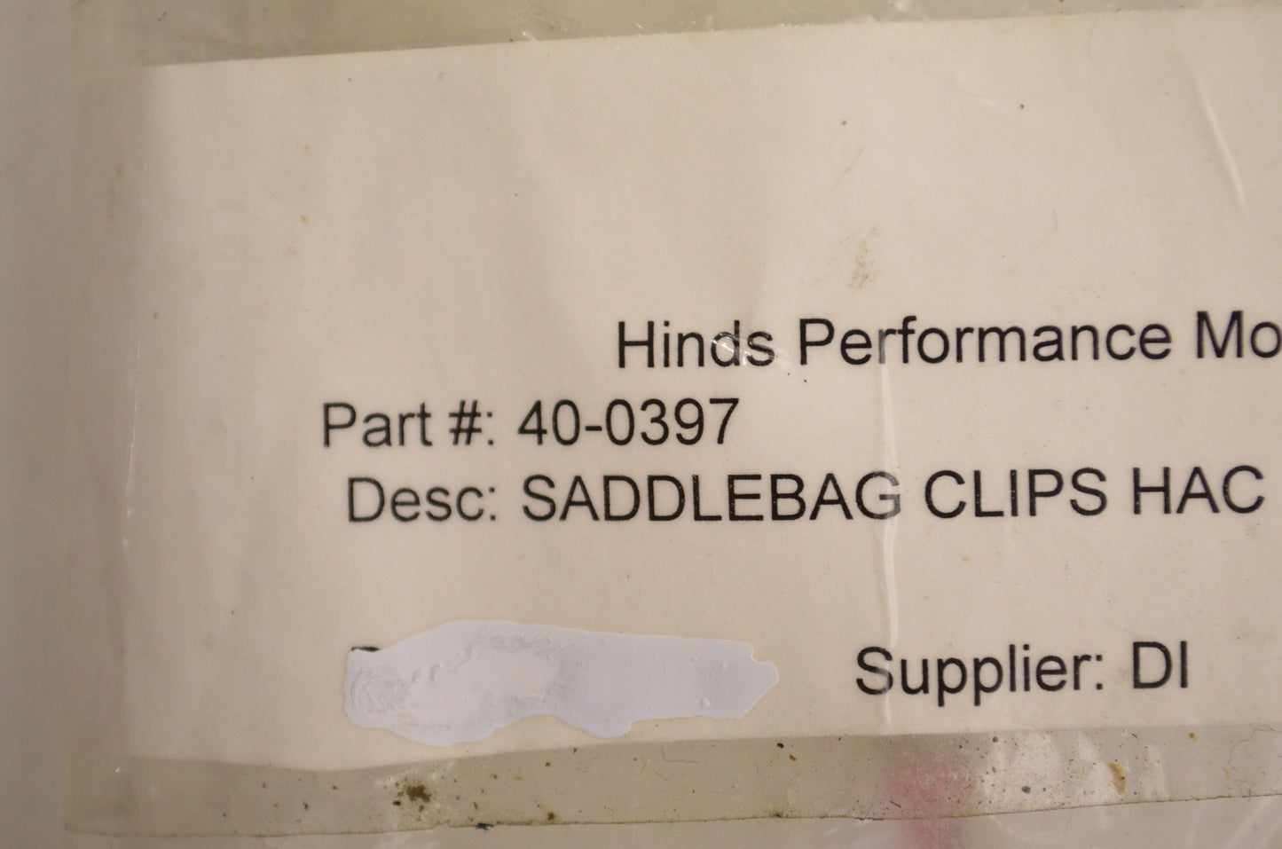 Aftermarket Saddlebag Clip Kit NOS