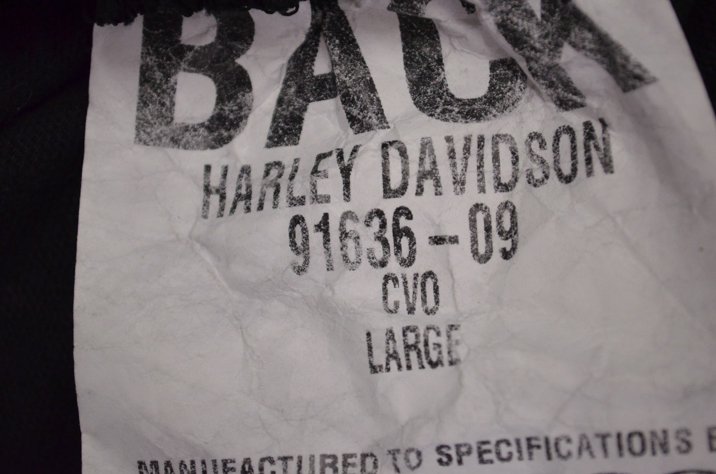 New OEM Harley-Davidson CVO Full Large Motorcycle Cover Indoor NOS