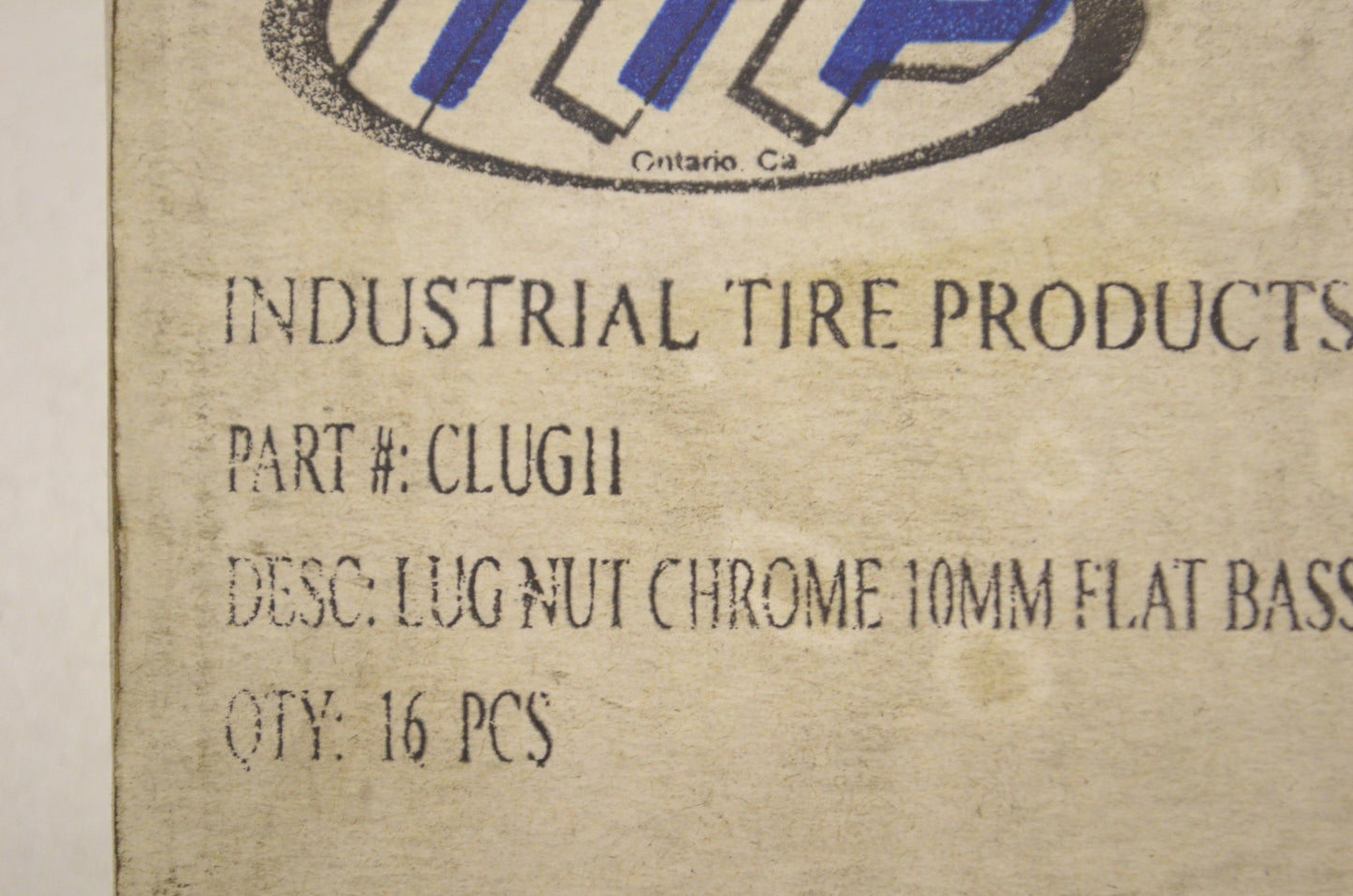 Chrome Lug Nut 10mm Qty 16 NOS
