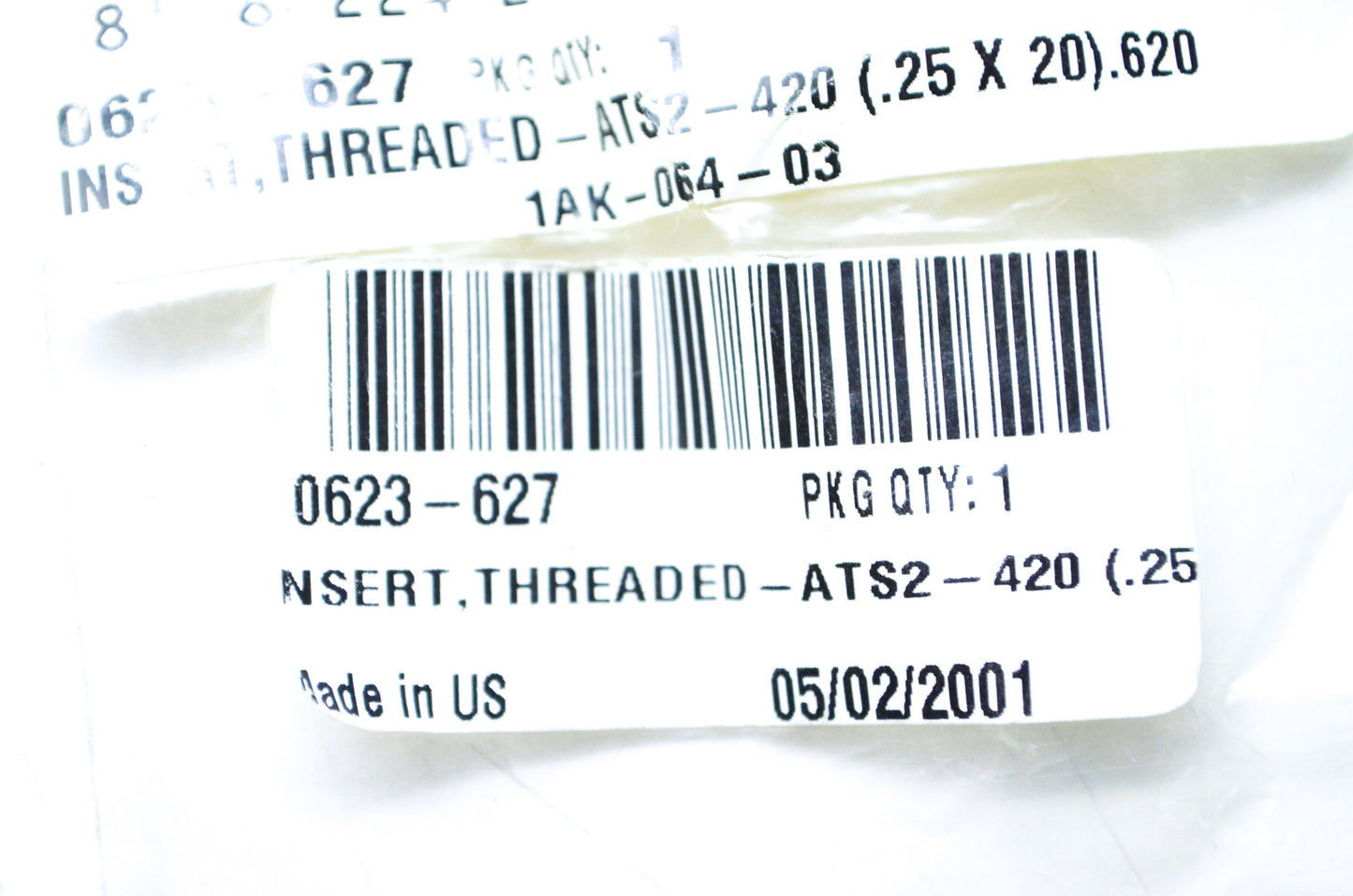 OEM Arctic Cat 0623-627 ATS2-420 Threaded Insert NOS