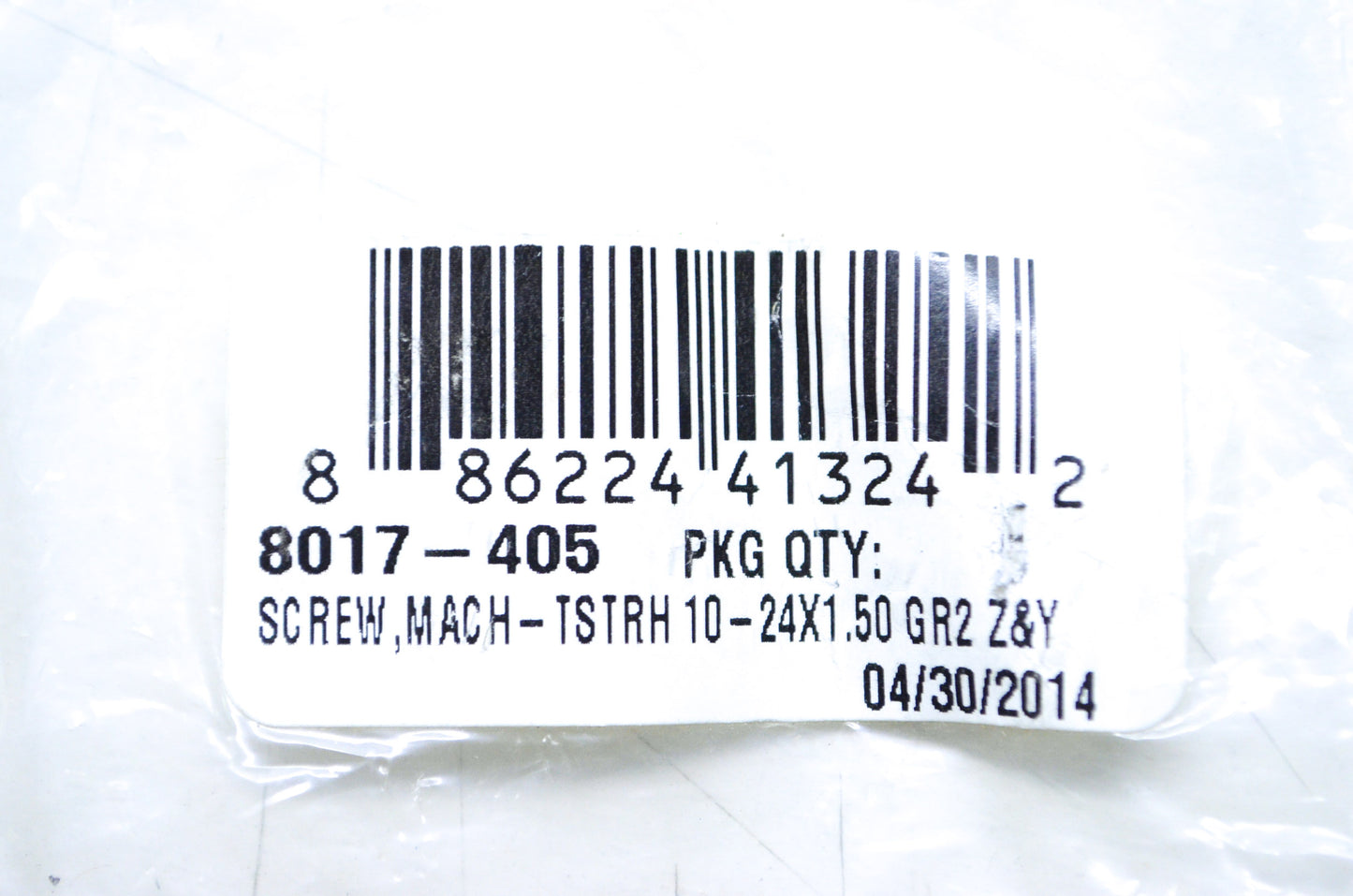 OEM Arctic Cat 8017-405 TSTRH 10-24X1.50 GR2 Z&Y Machine Screw Qty 3 NOS