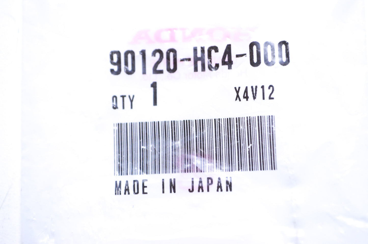 OEM Honda 90120-HC4-000 Flange Bolt (10X50) NOS