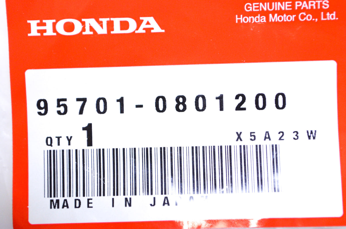 OEM Honda 95701-0801200 Flange Bolt 8X12 NOS