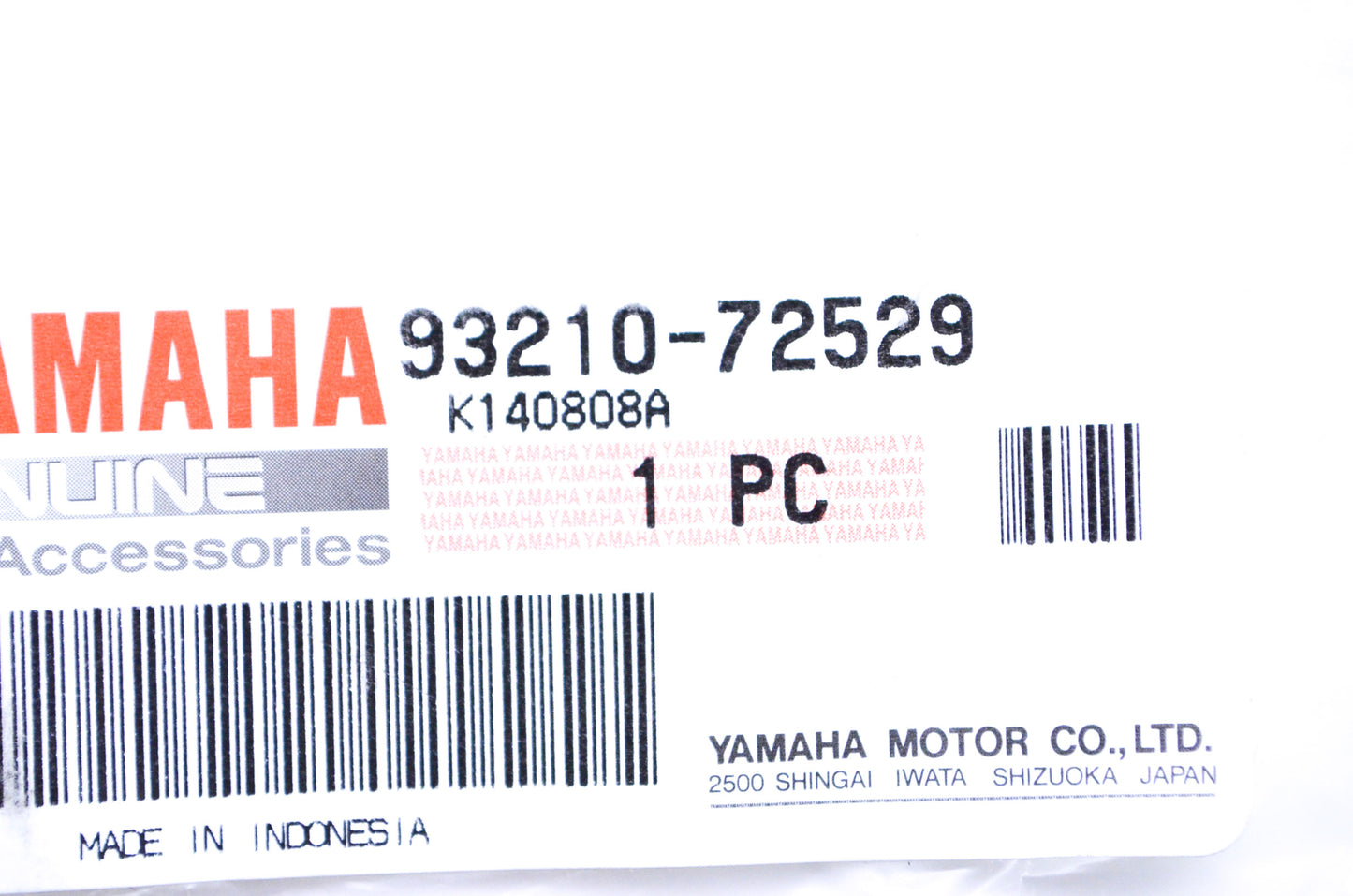 OEM Yamaha 93210-72529-00 O-Ring NOS