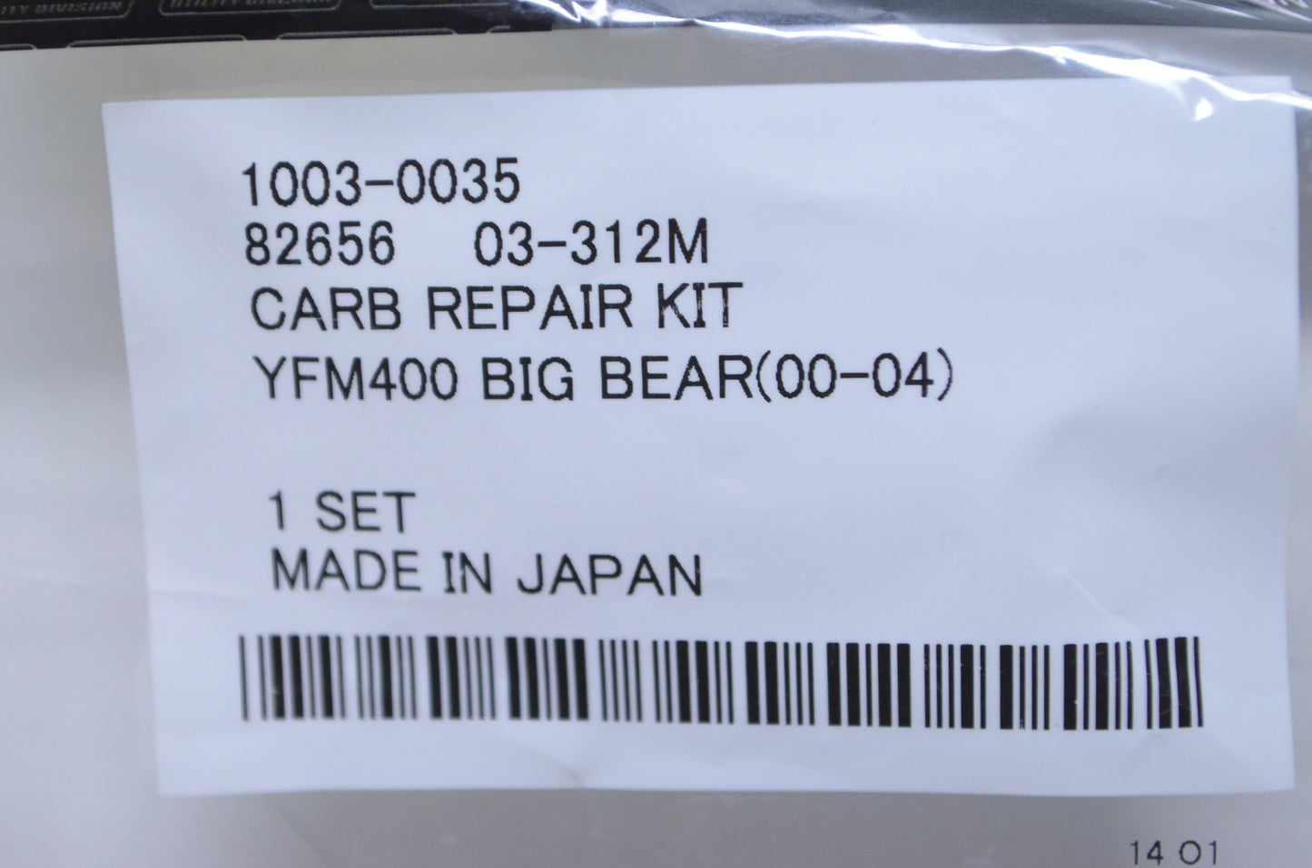 New Moose Racing Carburetor Rebuild Kit NOS