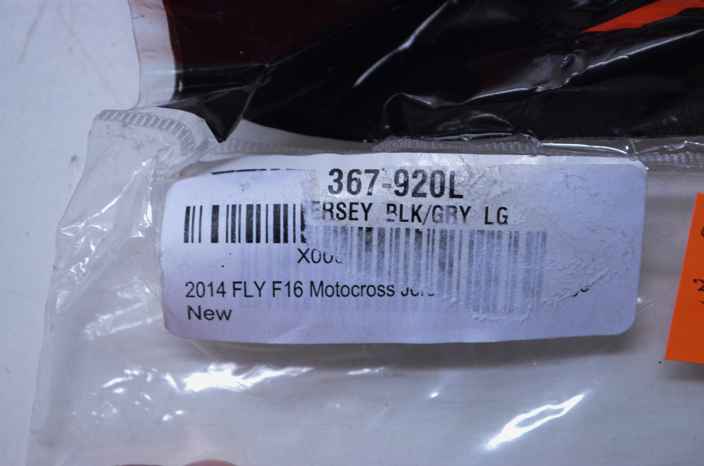 New Fly Racing Black/Grey/White L Jersey NOS