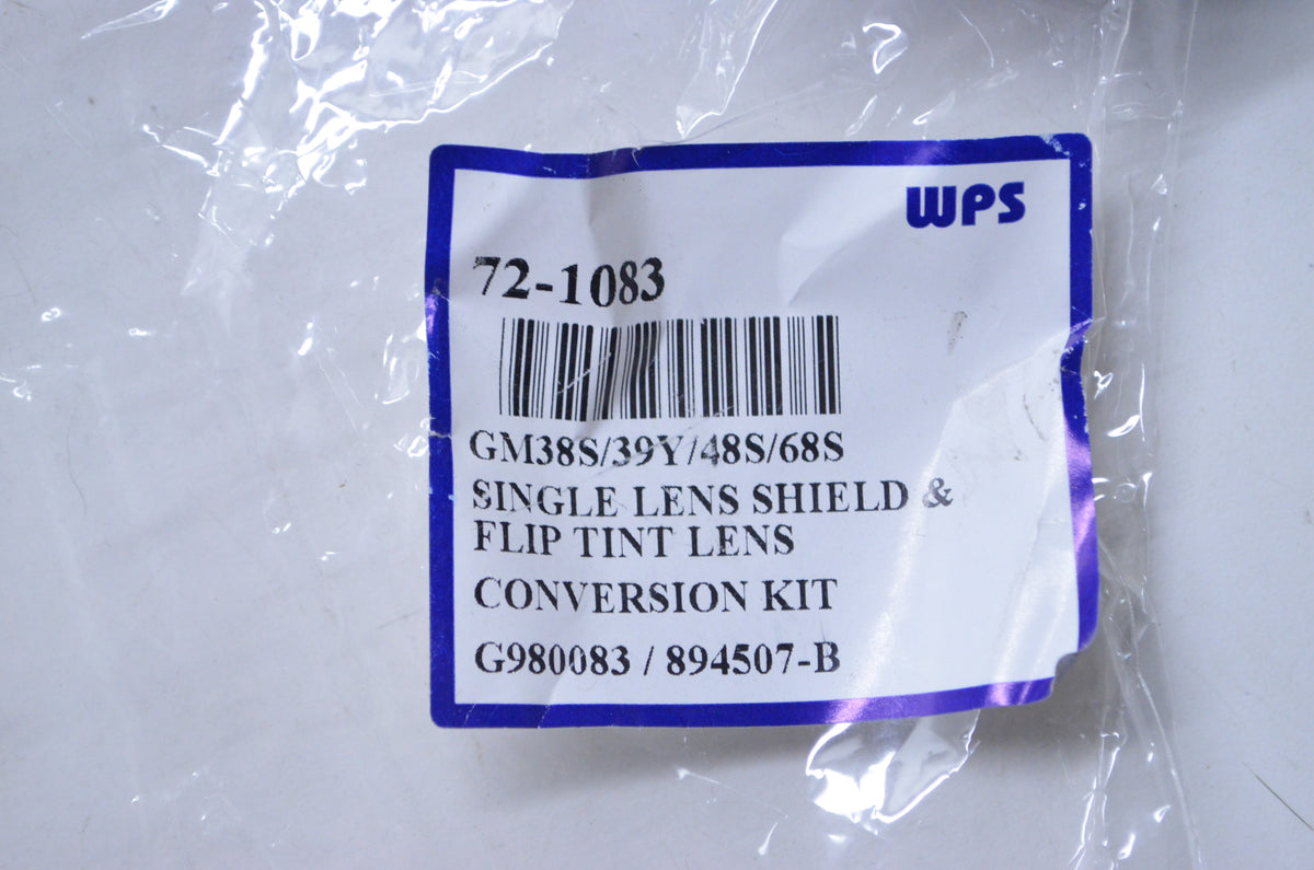 Gmax 72-1083, 6980083, 894507-B Single Lens Shield & Flip Tint Lens NOS
