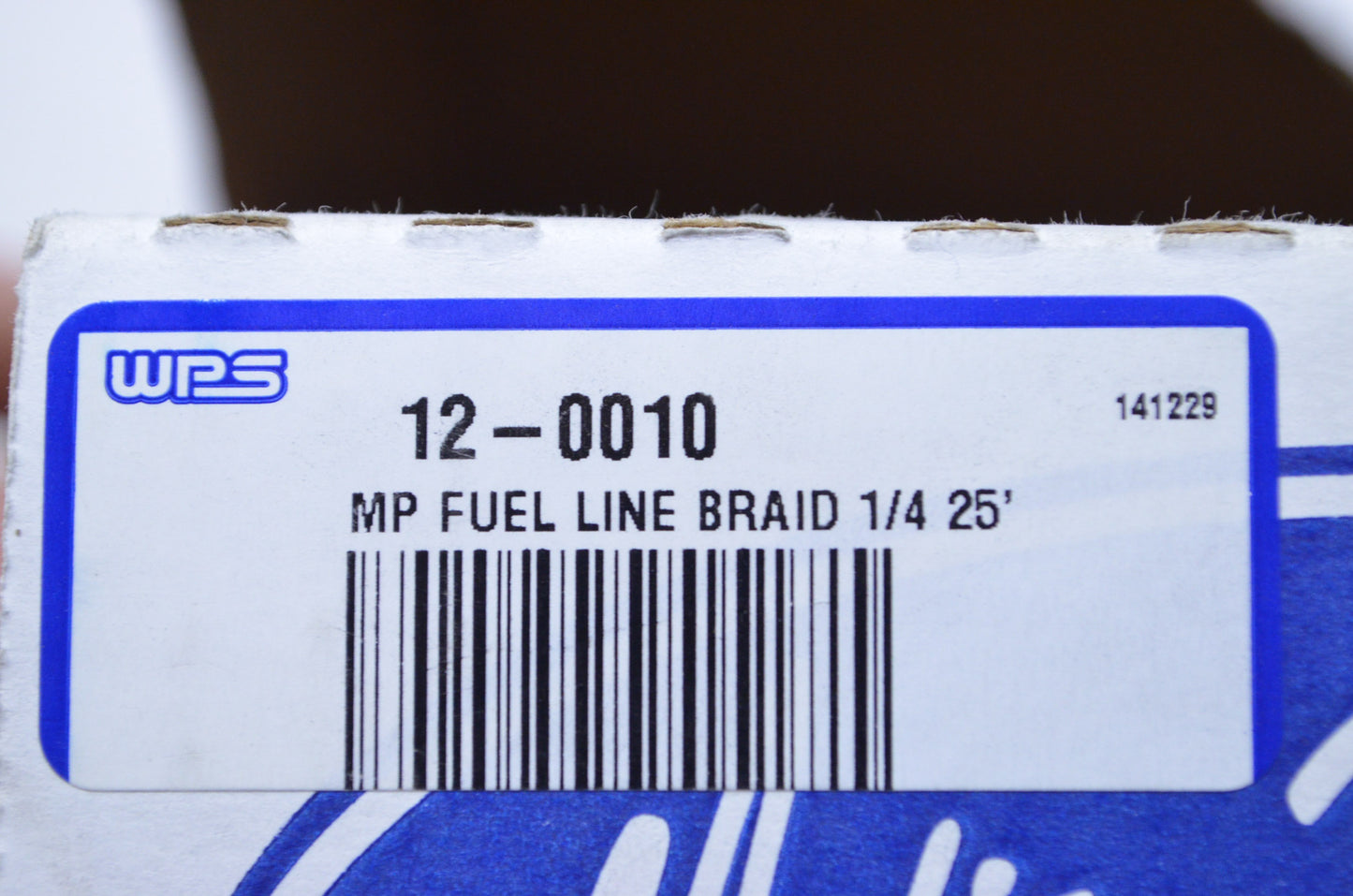 New Motion Pro 1/4 25' Braided Vinyl Fuel Line NOS