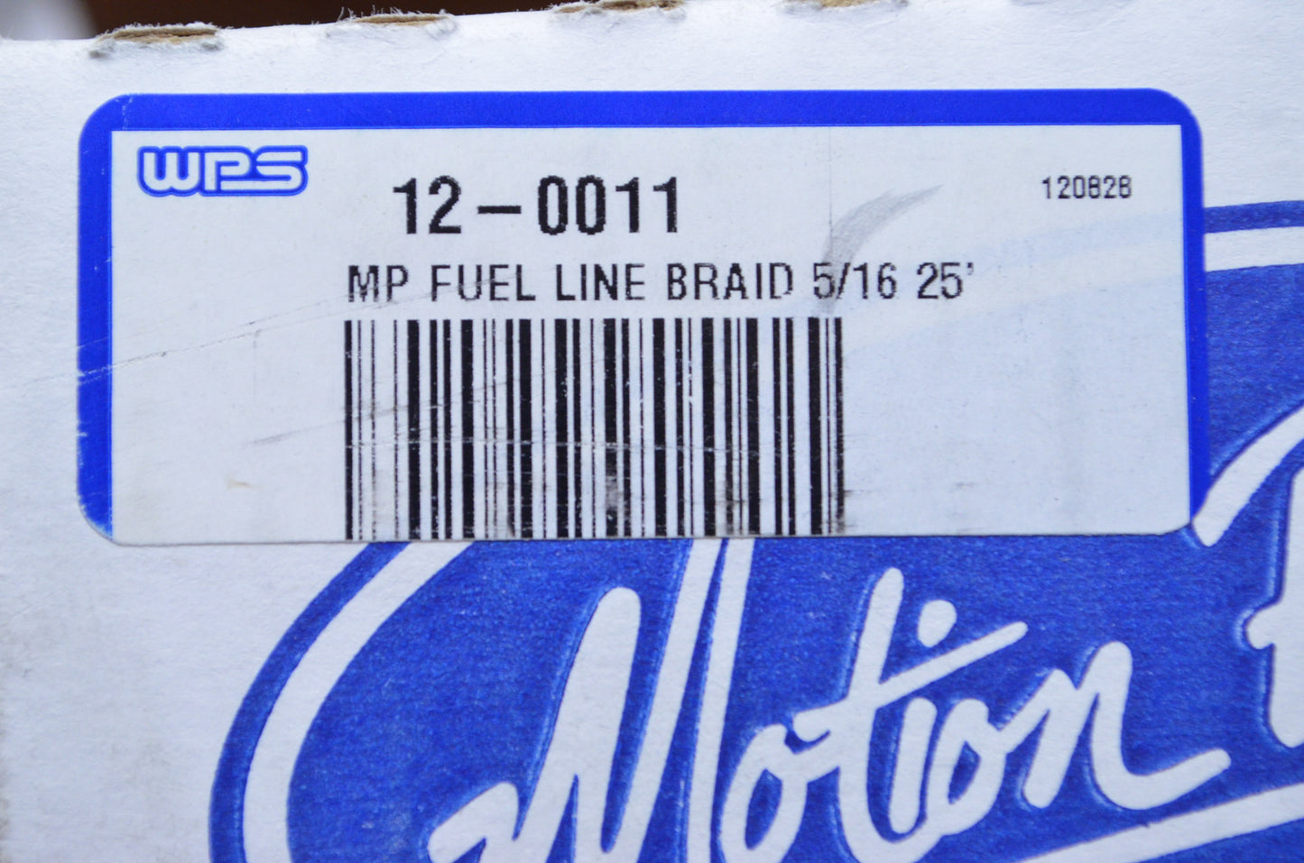 New Motion Pro 5/16 18' Braided Vinyl Fuel Line NOS