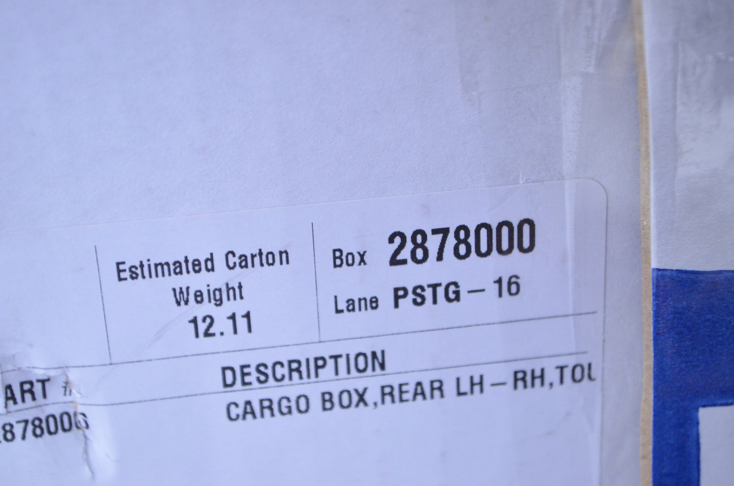 Black Lock and Ride Rear Storage Boxes NOS