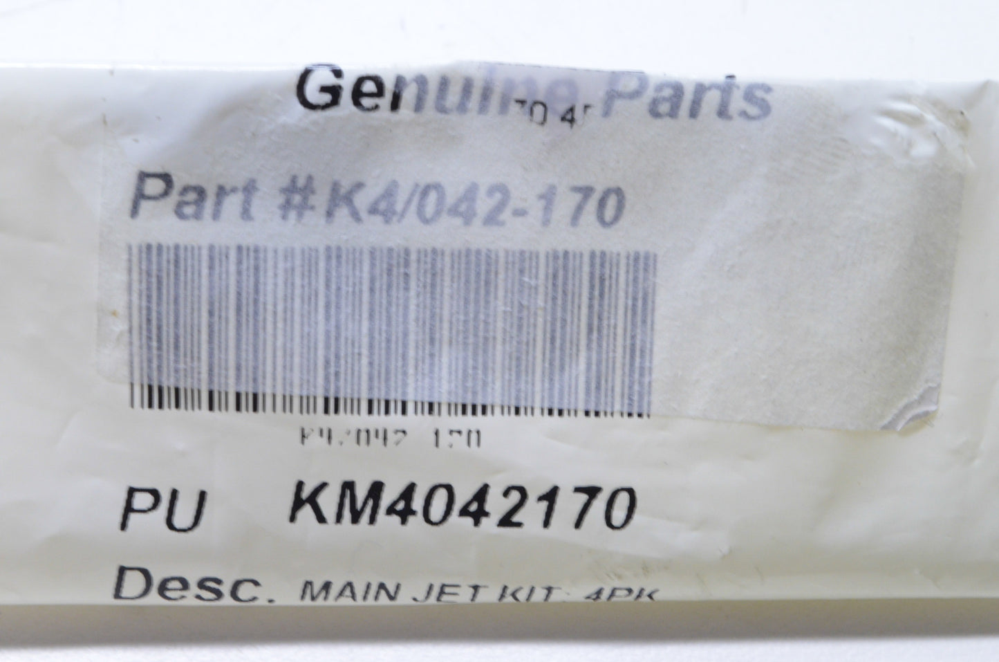 Mikuni KM4042170, K4/042-170 Main Jet 170 Qty 2 NOS