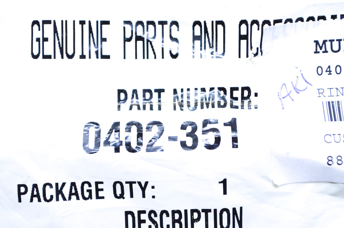 OEM Arctic Cat 0402-351 External Retaining Ring 35mm NOS