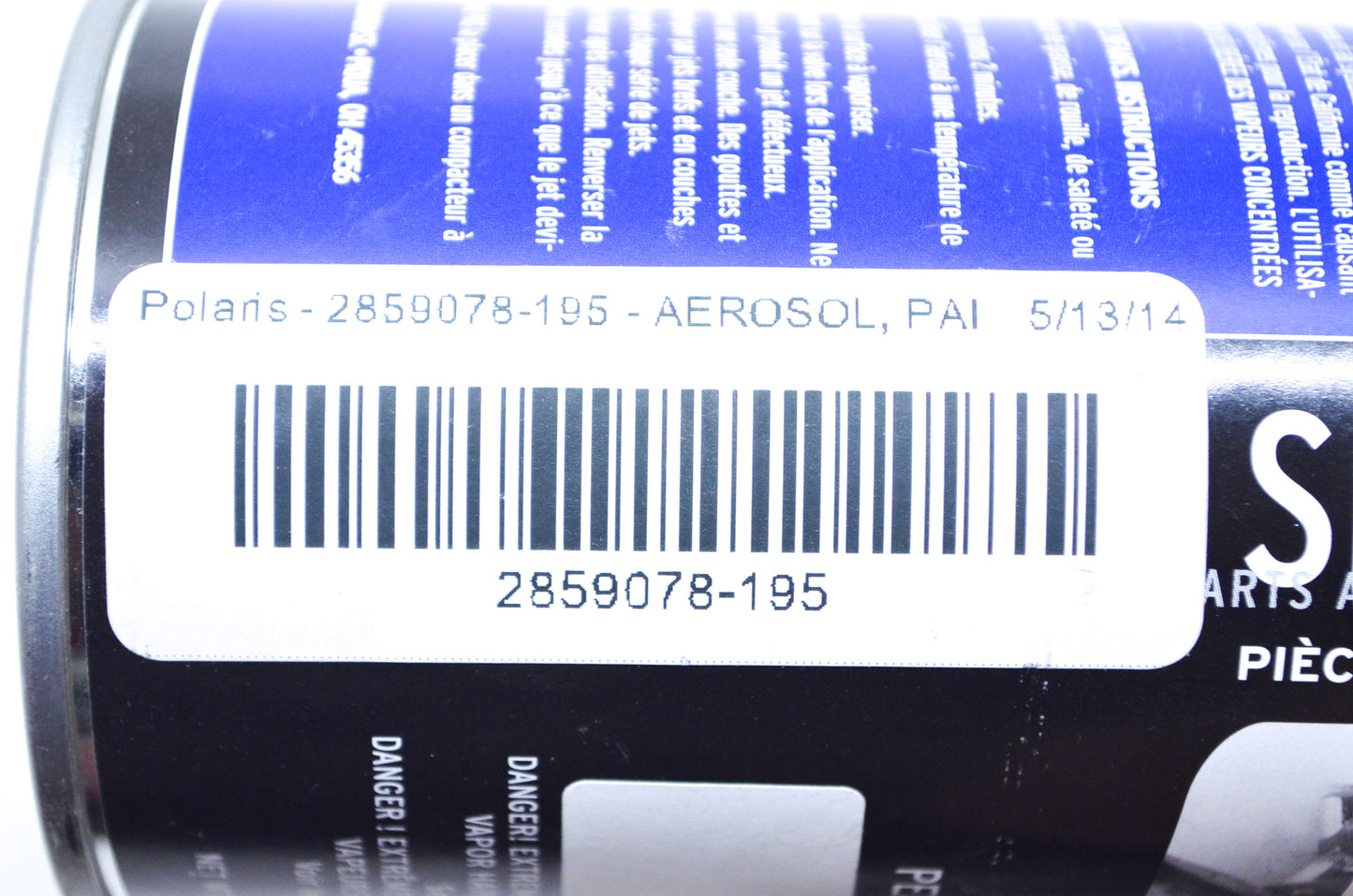 OEM Polaris 2859078-195 Paint Aerosol NOS