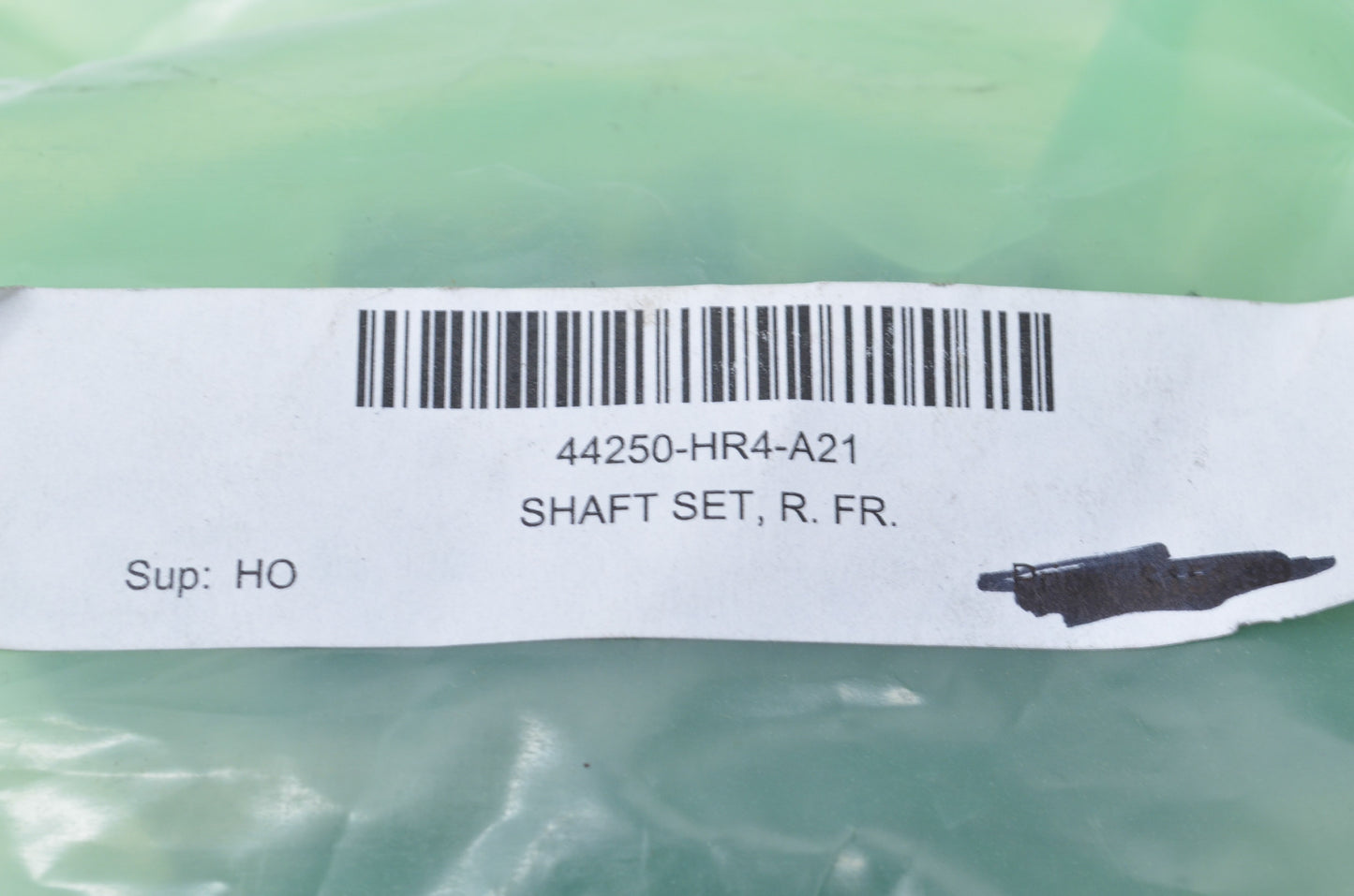 OEM Honda 44250-HR4-A21 Front Right Shaft Set NOS