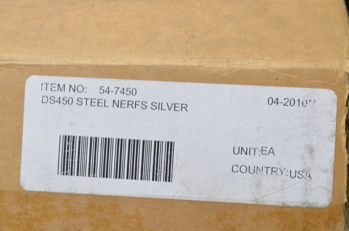 Aftermarket 54-7450 Silver Steel Nerf Bar Kit NOS