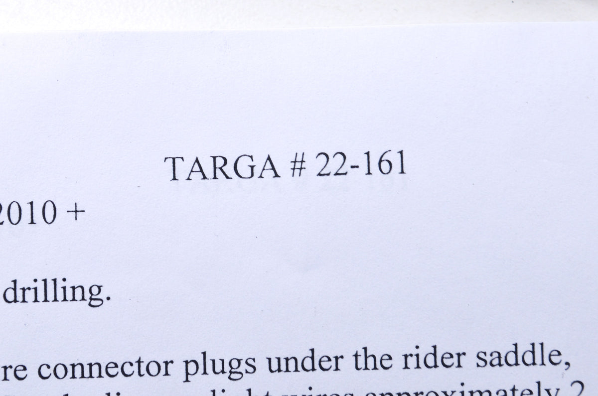 Targa 22-161, 20300468 Tail Kit NOS