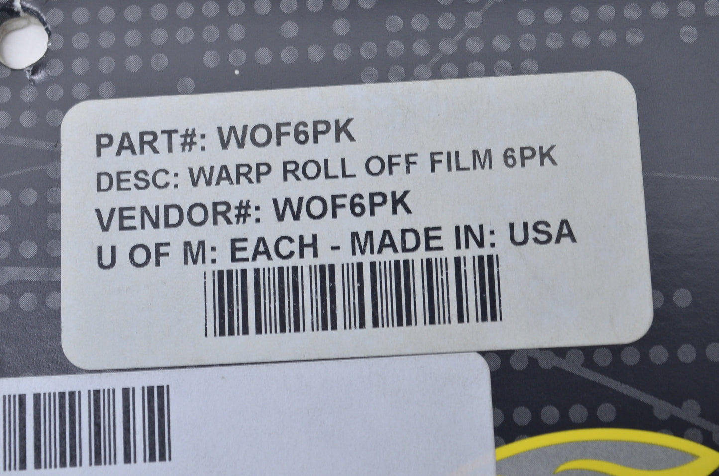 New Smith Warp Roll Off Film Kit NOS