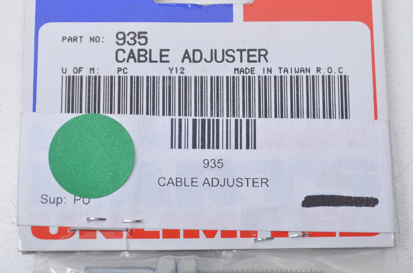 Parts Unlimited 935 Cable Adjuster NOS