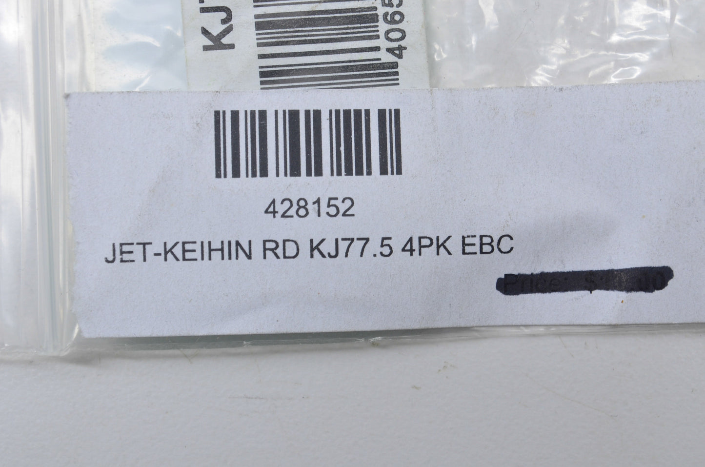 EBC 428152, KJ77.5 Brass Main Jets Qty 4 NOS