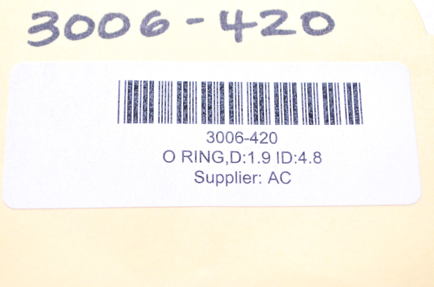 OEM Arctic Cat 3006-420 D:1.9 ID:4.8 O-Ring NOS