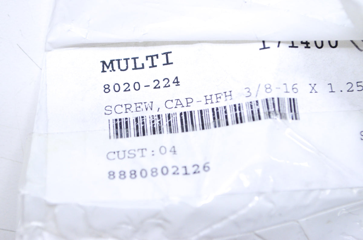 OEM Arctic Cat 8020-224 Hex FLange Head Cap Screw 3/8-16x1.250 NOS