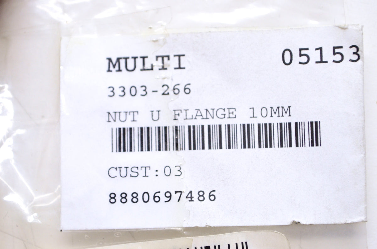 OEM Arctic Cat 3303-266 Flange U-Nut 10mm Qty 3 NOS