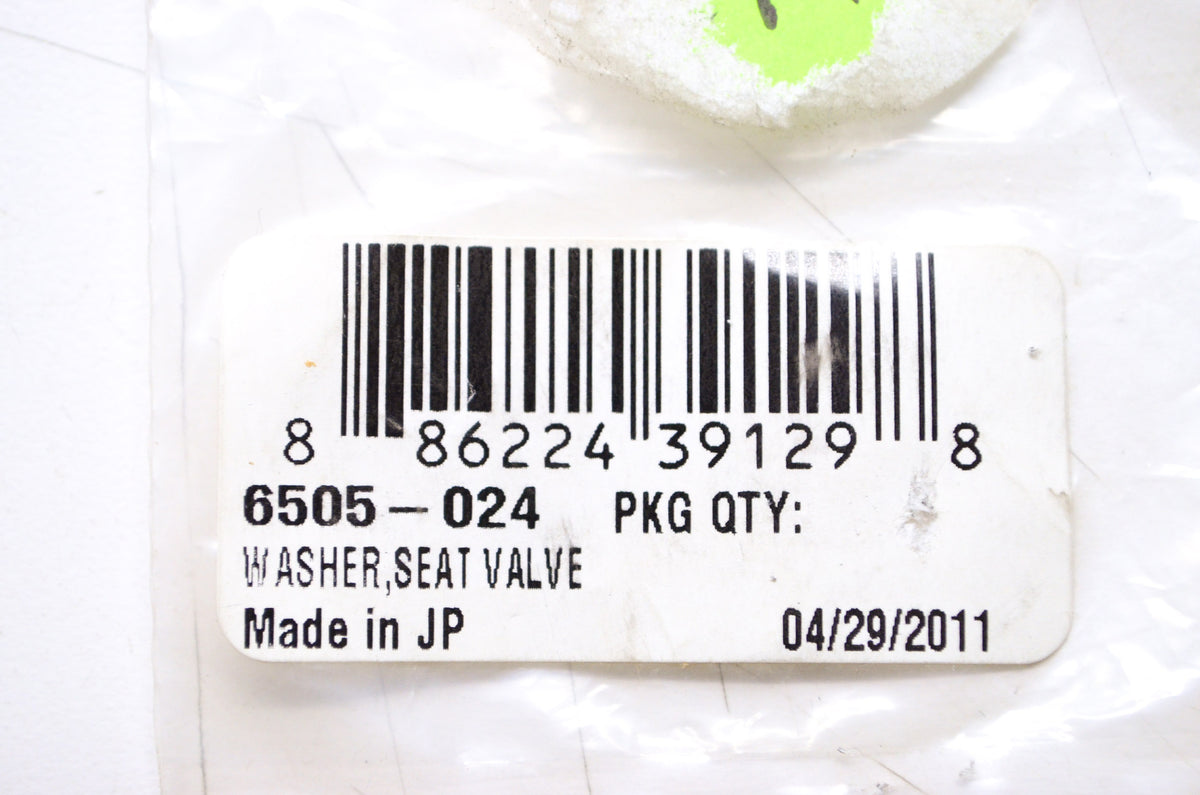 OEM Arctic Cat 6505-024 Seat Valve Washer Qty 2 NOS
