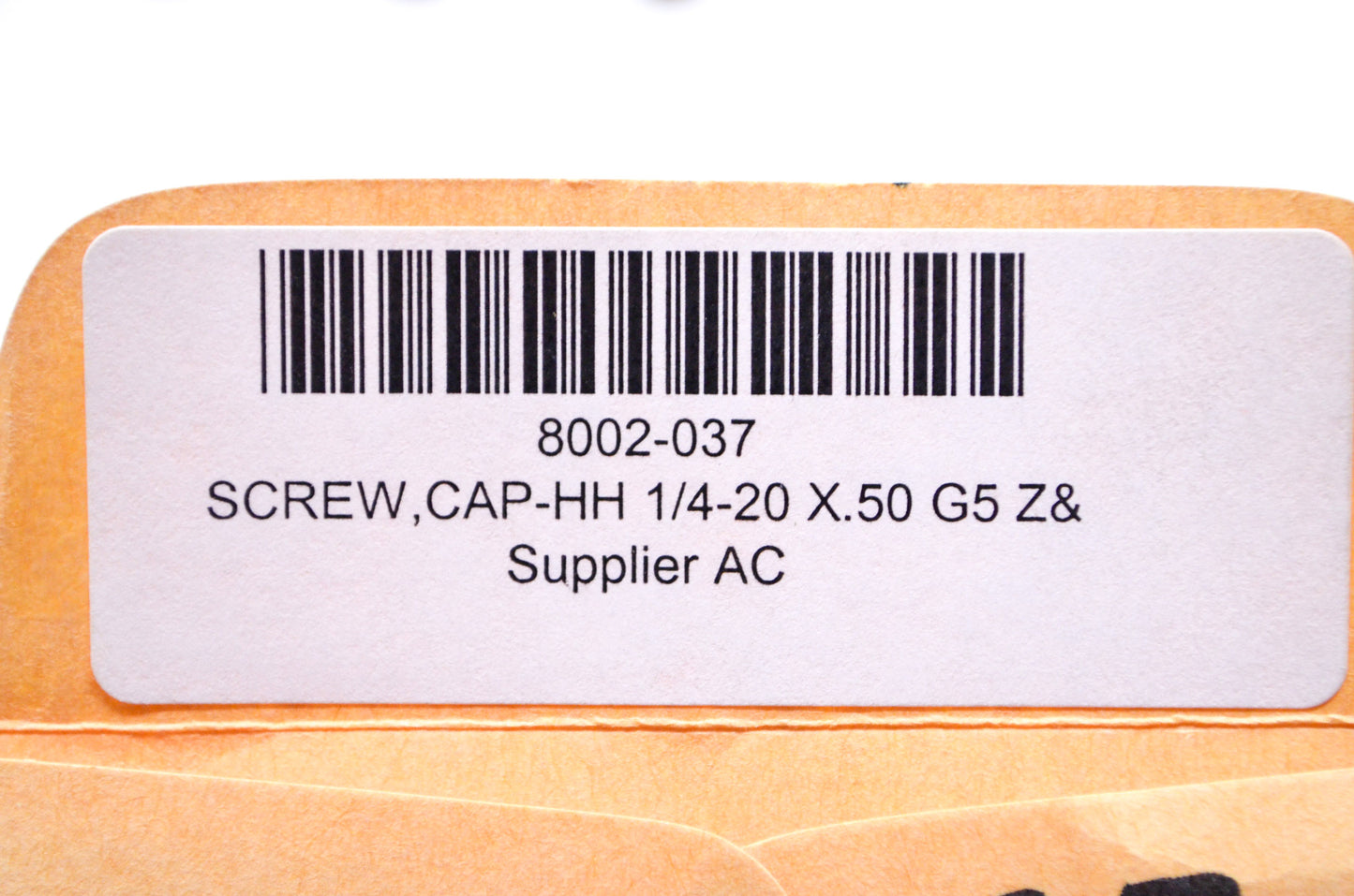 OEM Arctic Cat 8002-037 Hex Head Cap Screw 1/4-20 X.50 Qty 8 NOS