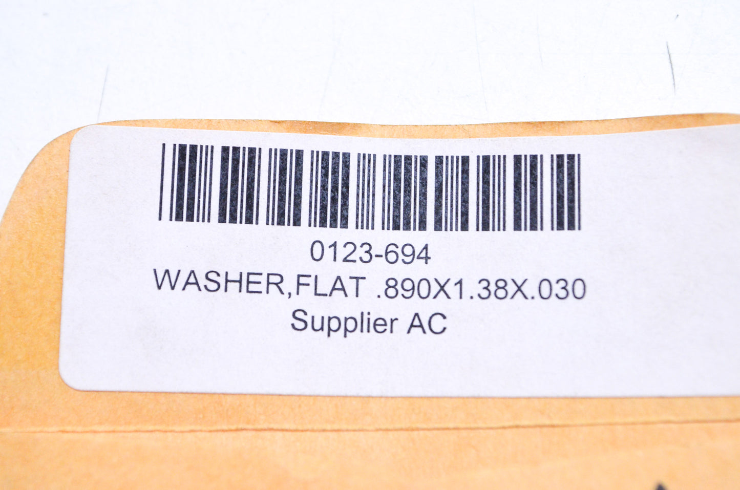 OEM Arctic Cat 0123-694 Flat Washer .890x1.19x.060 NOS