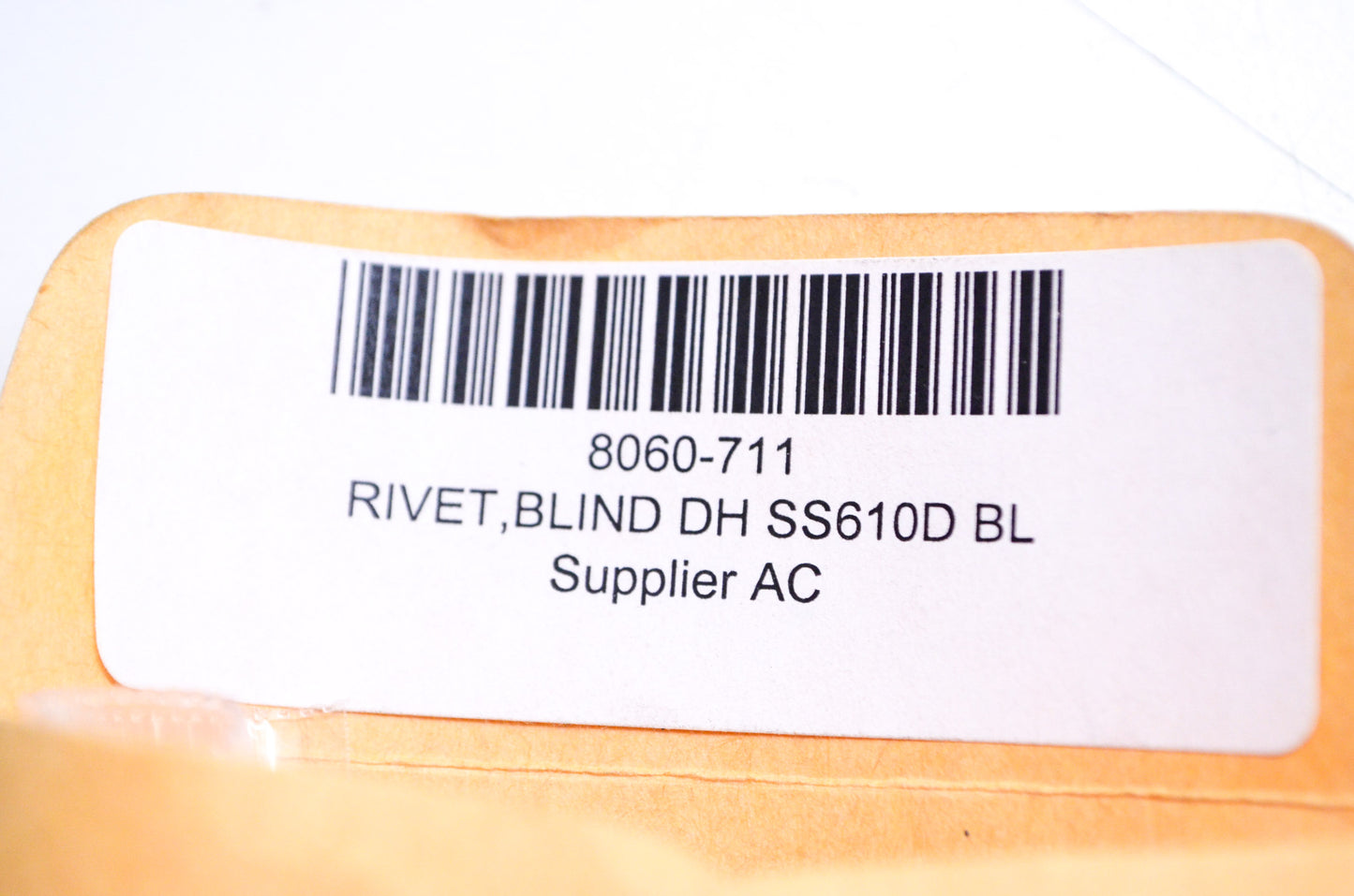 OEM Arctic Cat 8060-711 BLIND-DH SS610 Black Rivet Qty 5 NOS