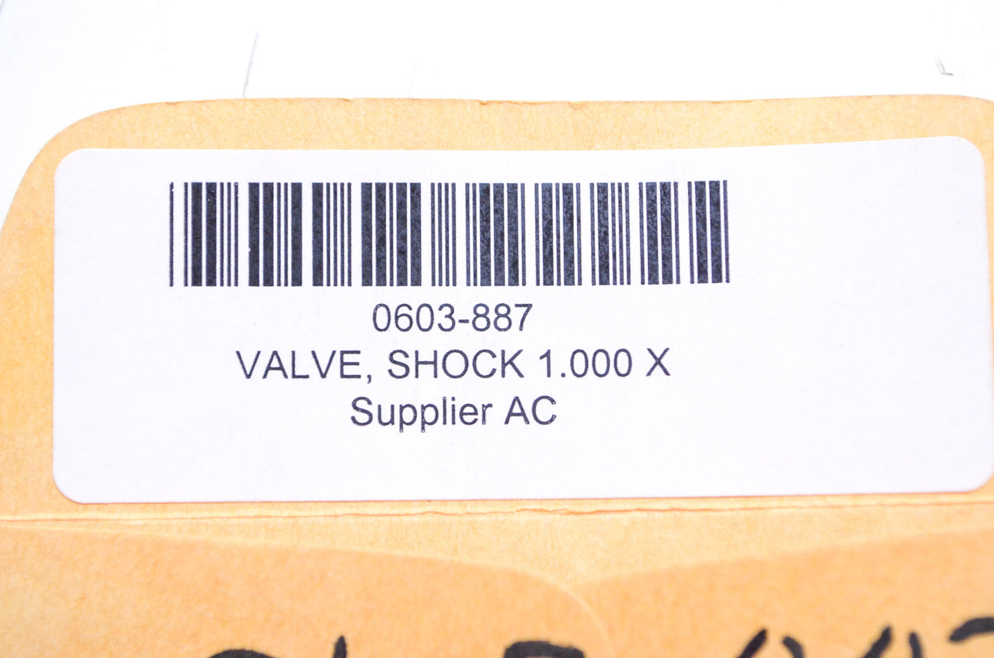 OEM Arctic Cat 0603-887 Shock Valve 1.000x.015 NOS