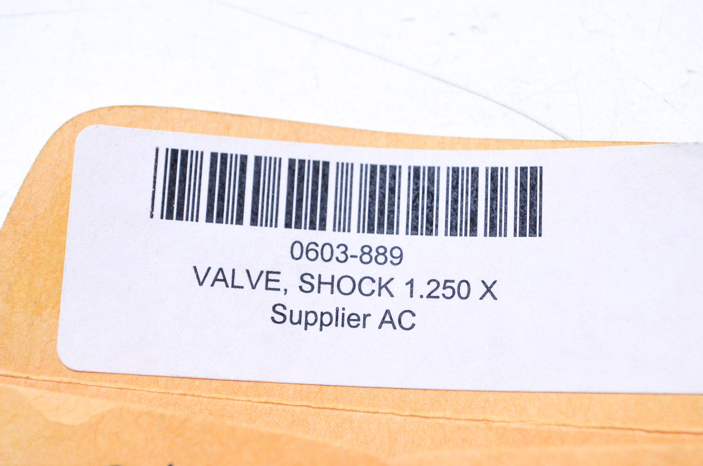 OEM Arctic Cat 0603-889 Shock Valve 1.250x.015 NOS