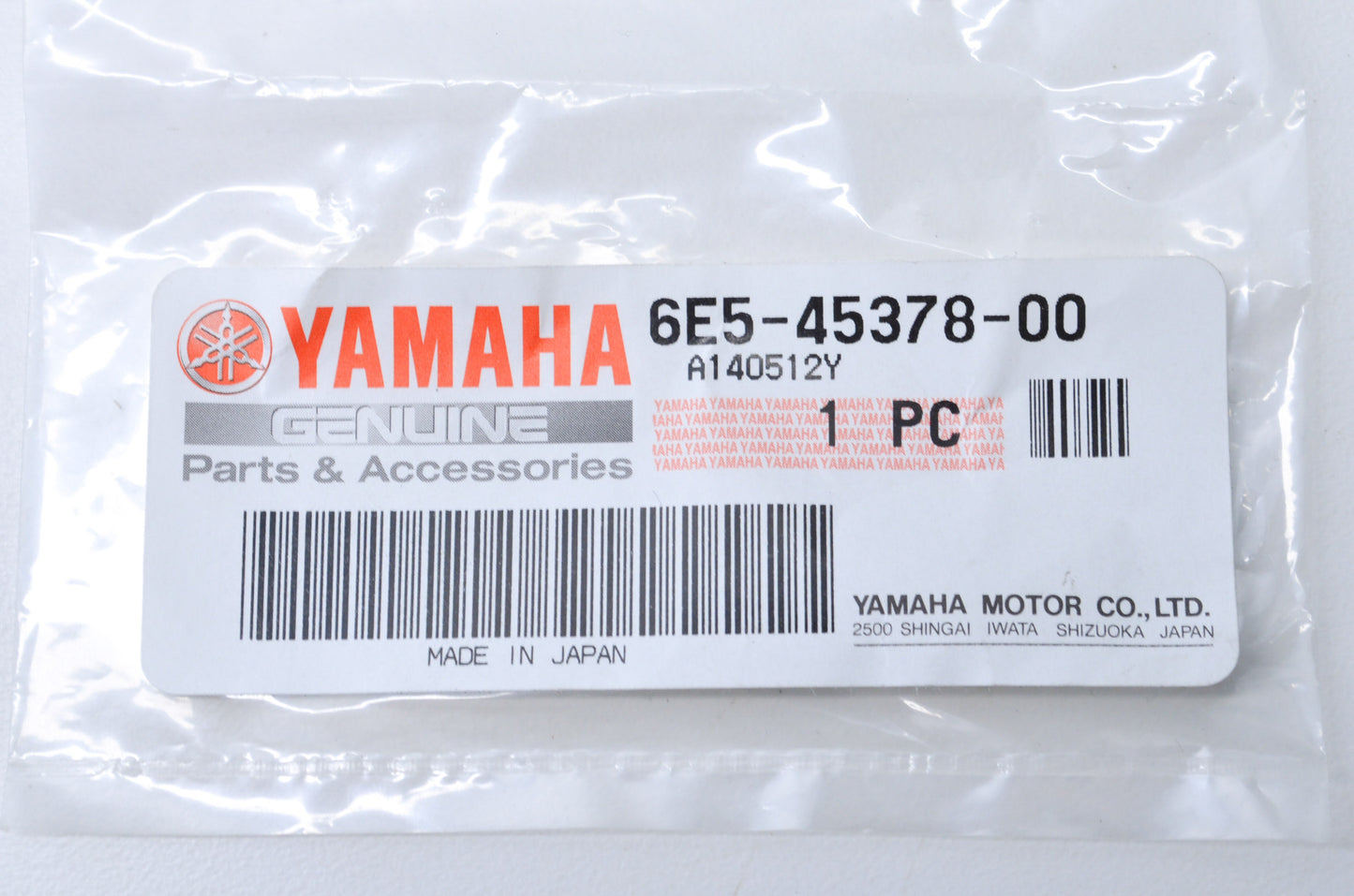 OEM Yamaha 6E5-45378-00-00 Hose Nipple NOS