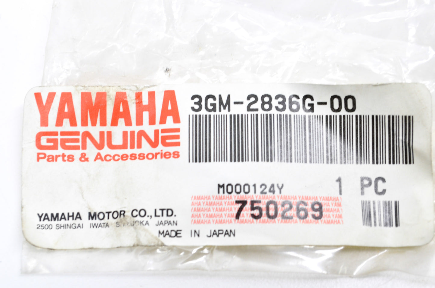 OEM Yamaha 3GM-2836G-00-00 Bracket 4 NOS
