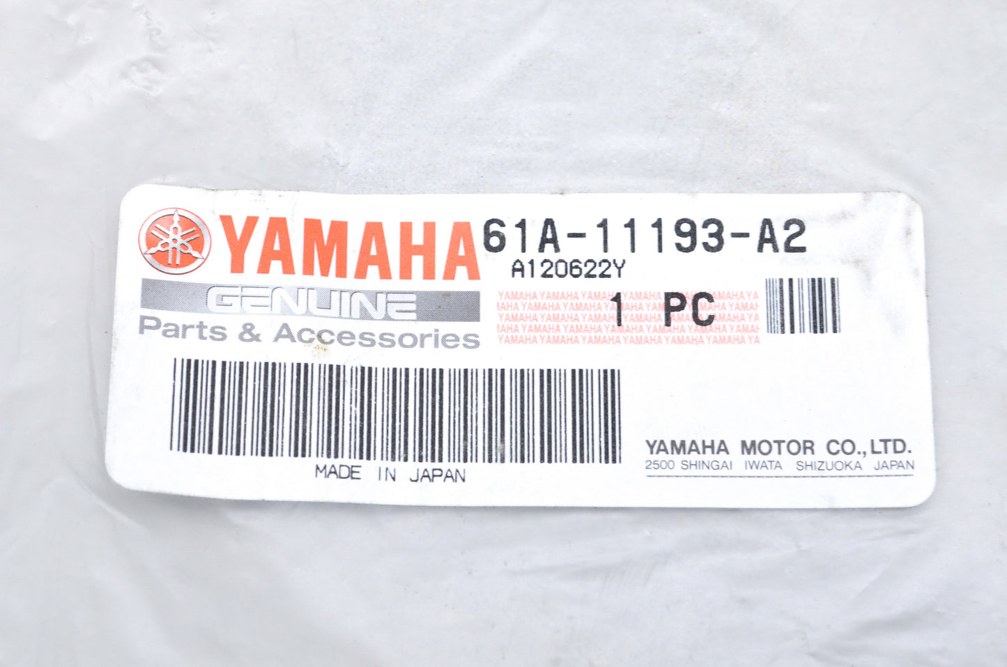 OEM Yamaha 61A-11193-A2-00 Head Cover Gasket 1 NOS