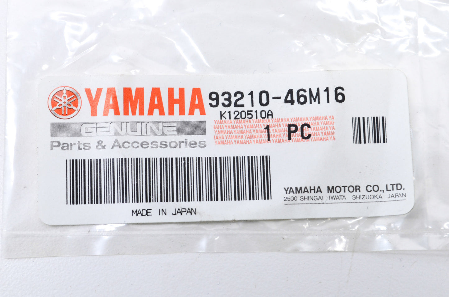OEM Yamaha 93210-46M16-00 O-Ring NOS
