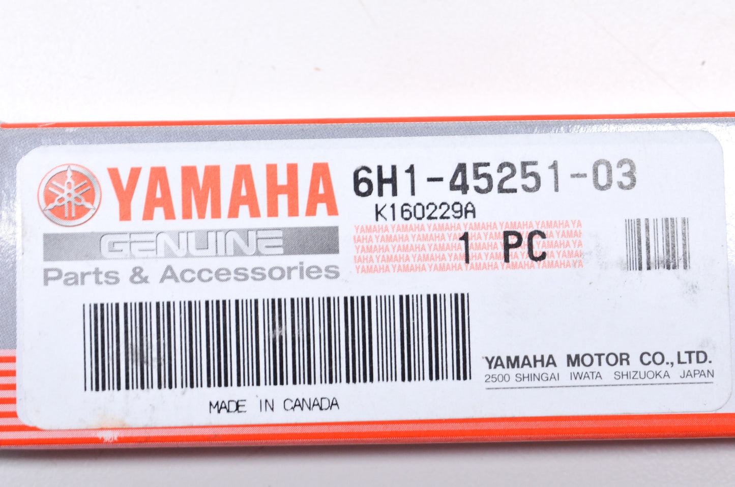 OEM Yamaha 6H1-45251-03-00 Anode NOS