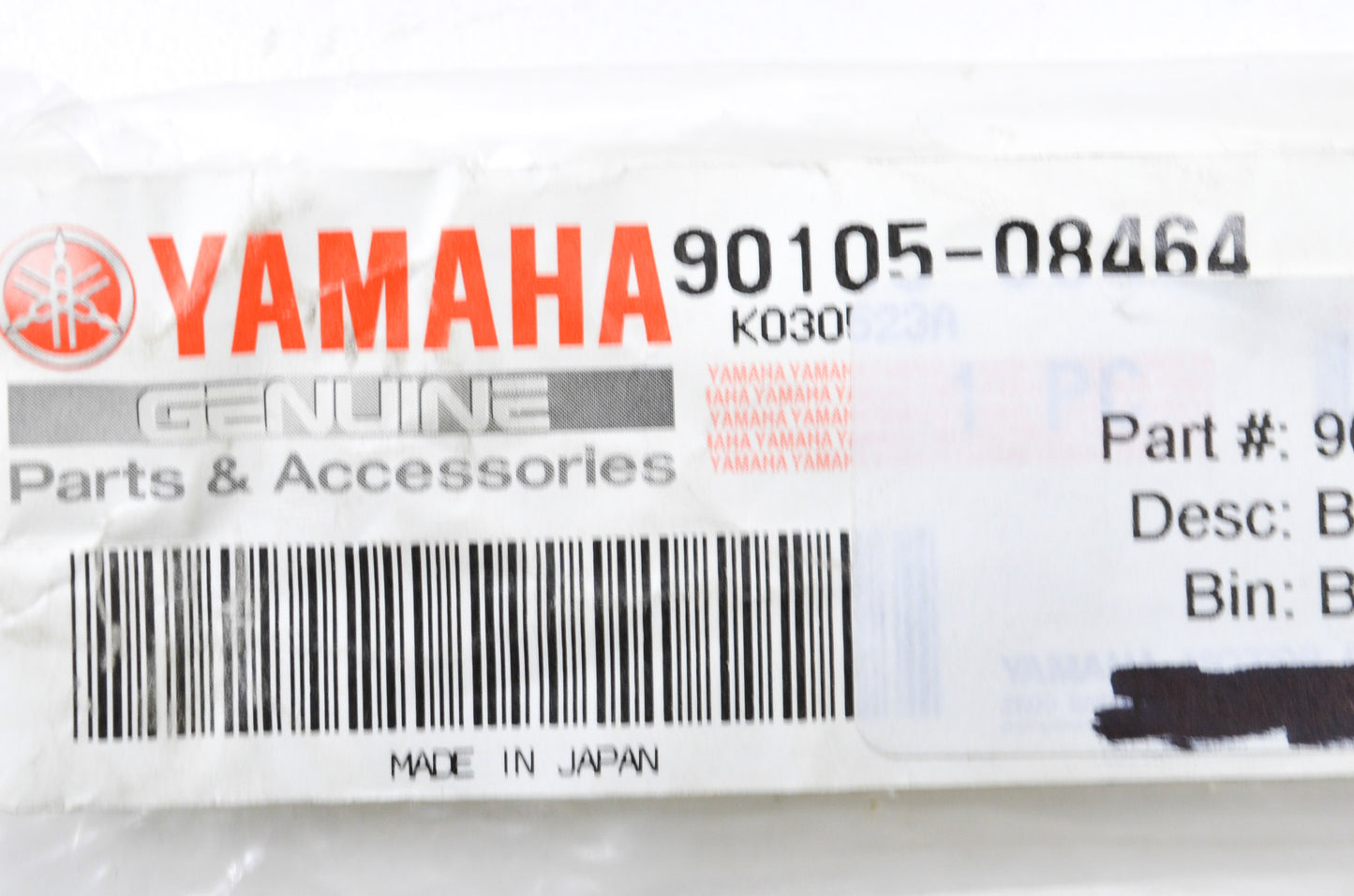 OEM Yamaha 90105-08464-00 Washer Based Bolt NOS