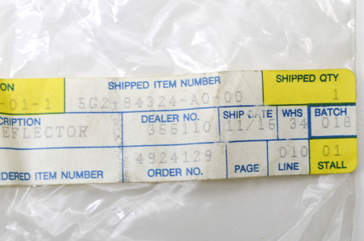 OEM Yamaha 5G2-84324-A0-00 Spring Set NOS