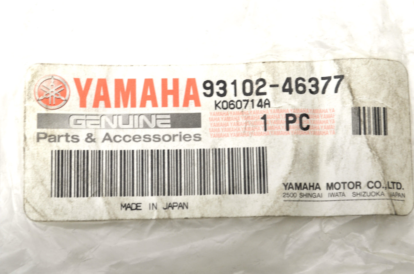 OEM Yamaha 93102-46377-00 Oil Seal NOS