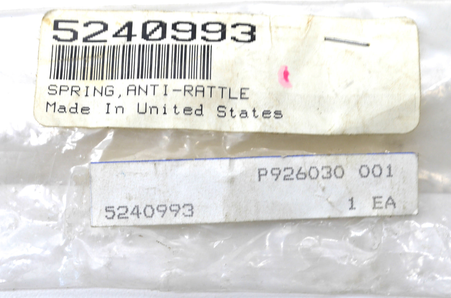 New OEM Polaris Anti Rattle Spring NOS