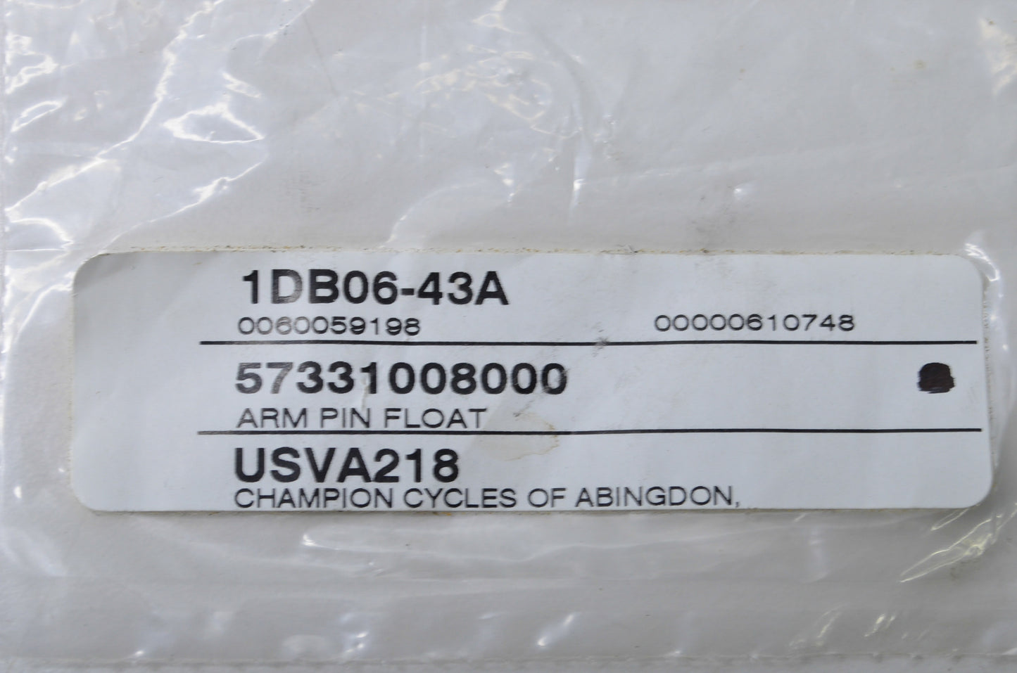 OEM KTM 57331008000 Arm Pin Float NOS