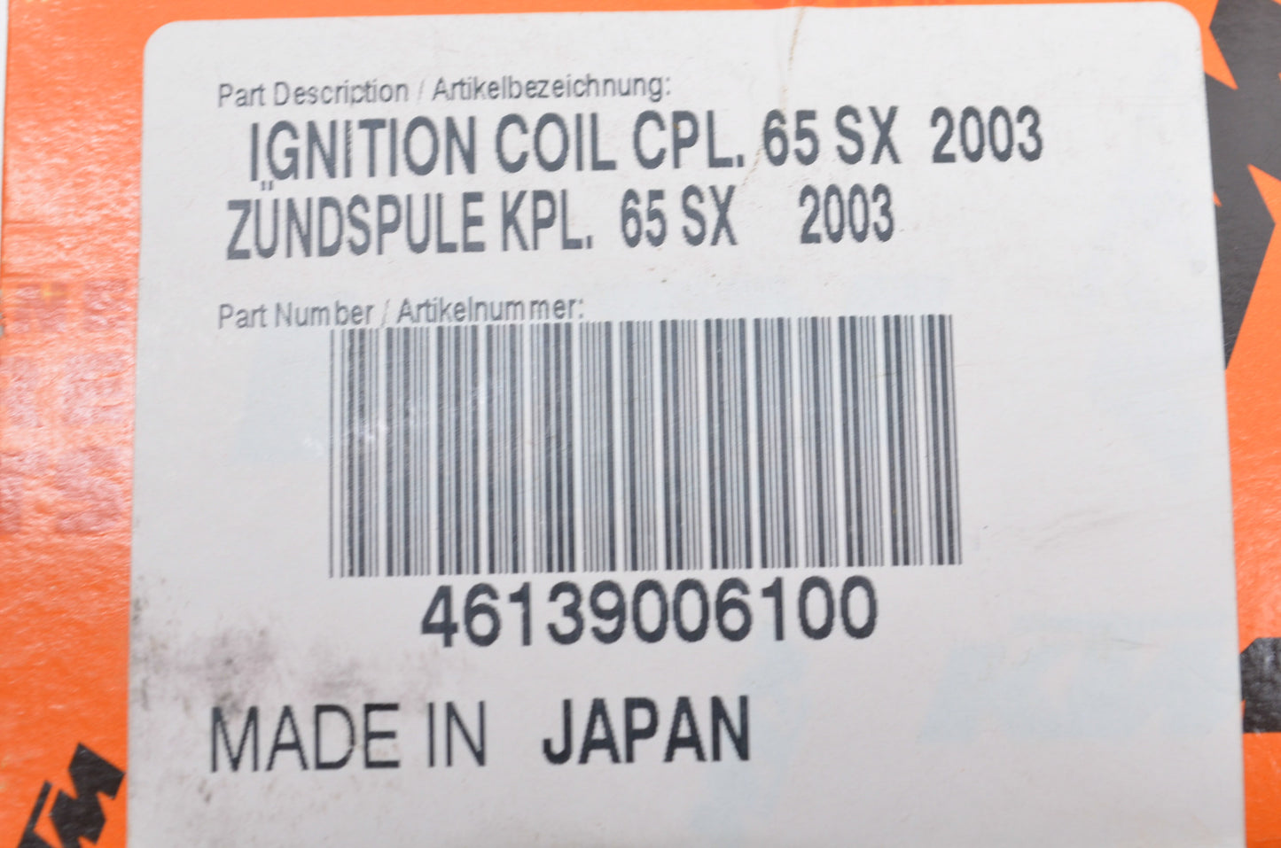 OEM KTM Ignition Coil