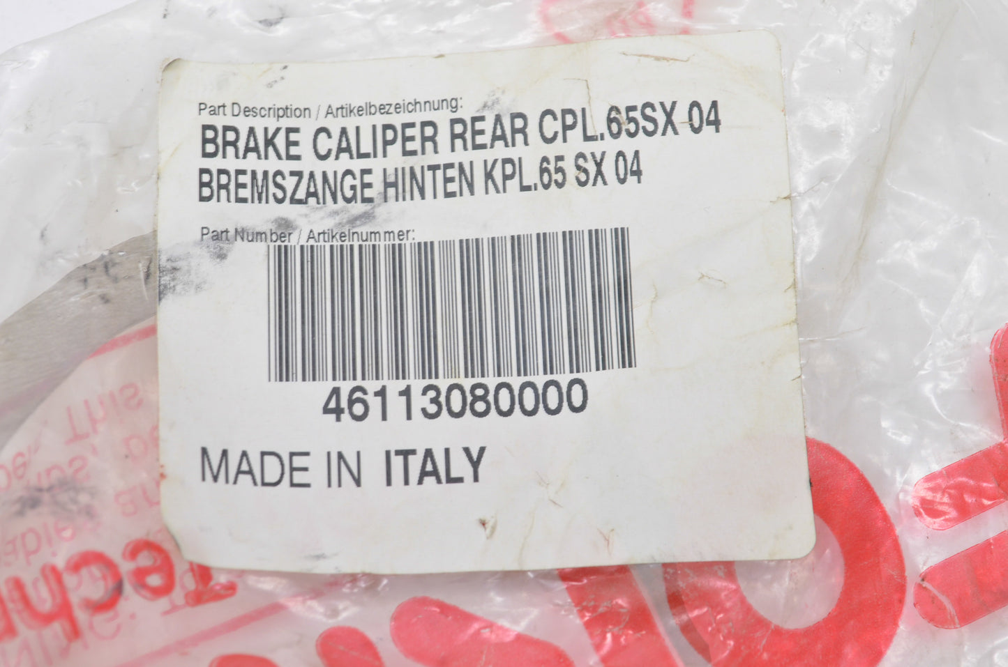 OEM KTM 46113080000 Rear Brake Cable NOS