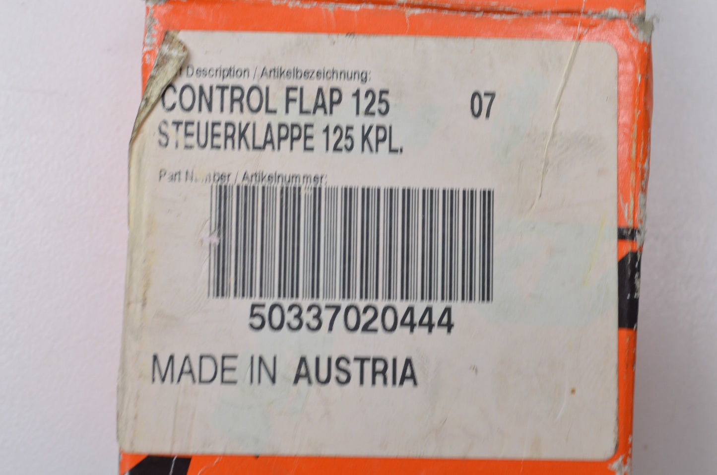 New OEM KTM Control Flap NOS
