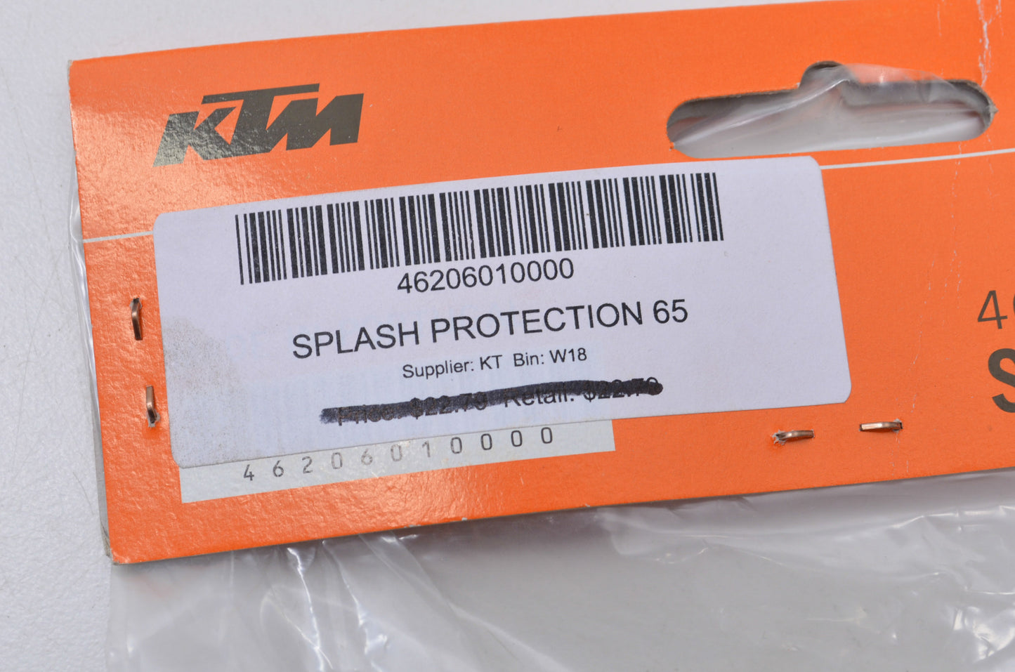 OEM KTM 46206010000 Splash Protection NOS