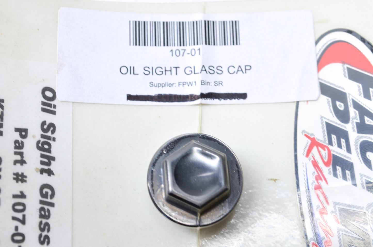Factory Pee Wee Racing 107-01 Oil Sight Gas Cap NOS